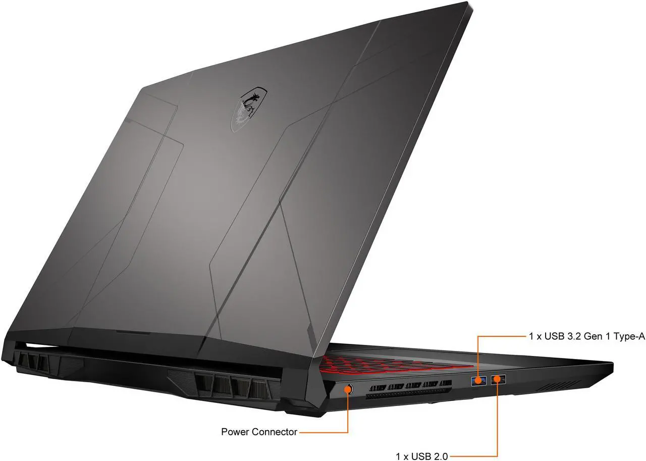 Alt view image 15 of 19 - MSI GL Series - 17.3" GeForce RTX 3070 Laptop GPU - Intel Core i7-12700H  - 16GB Memory - 512 GB NVMe SSD - Windows 11 Home 64-bit - Gaming Laptop - 144 Hz IPS (Pulse GL76 12UGK-256 )