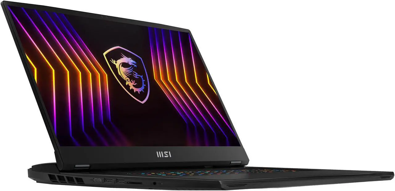 Alt view image 5 of 20 - MSI GT Series - 17.3" 4K / UHD GeForce RTX 3080 Ti Laptop GPU - Intel Core i7-12800HX  - 32GB Memory - 1 TB PCIe SSD - Windows 11 Pro 64-bit - Gaming Laptop - 120 Hz (TITAN GT77 12UHS-007 )