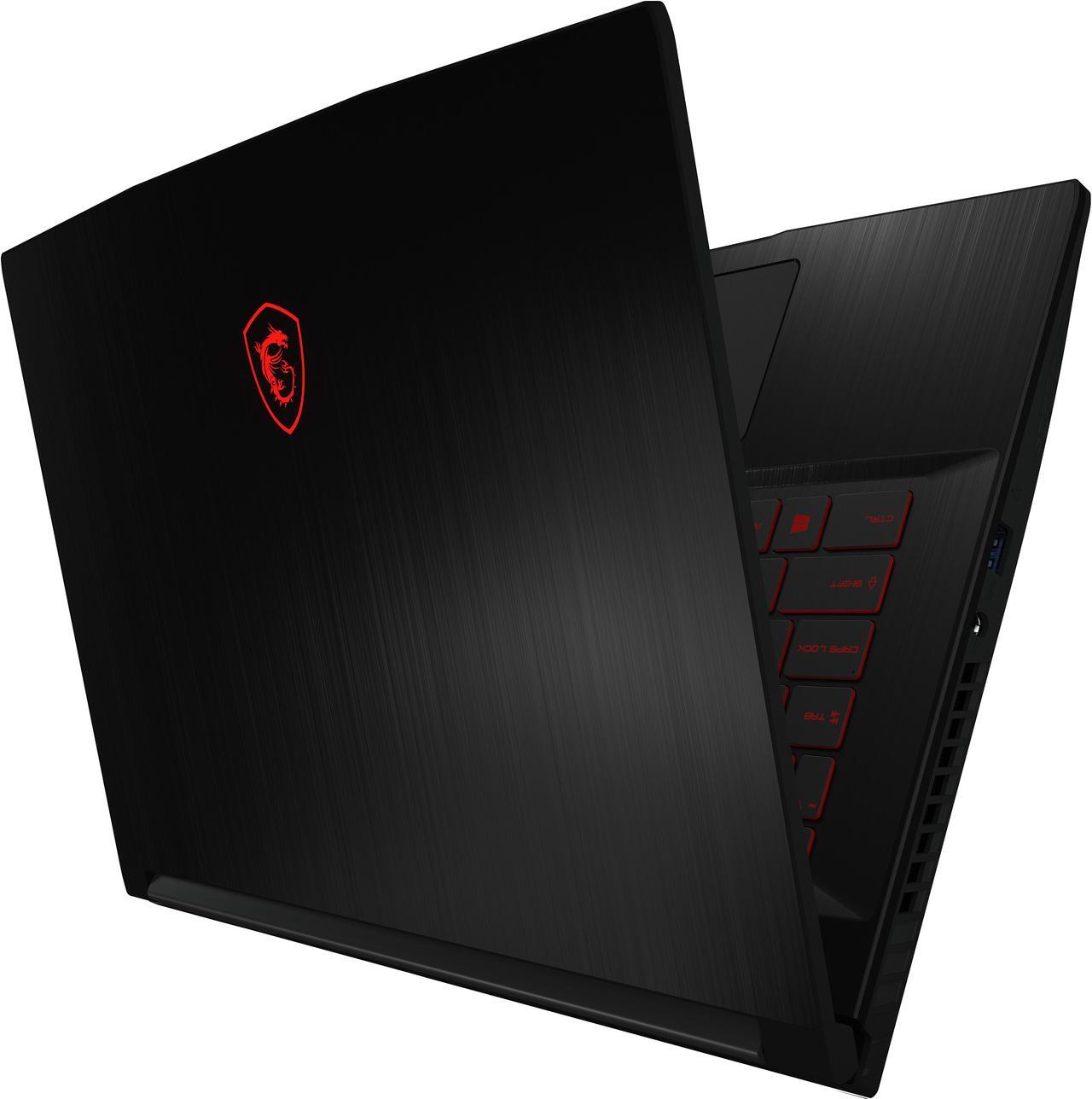 Alt view image 13 of 20 - MSI GF Series - 15.6" 144 Hz IPS - Intel Core i5 11th Gen 11400H (2.70GHz) - NVIDIA GeForce RTX 3050 Laptop GPU - 8 GB DDR4 - 512 GB PCIe SSD - Windows 11 Home 64-bit - Gaming Laptop (GF63 Thin 11UC-692)