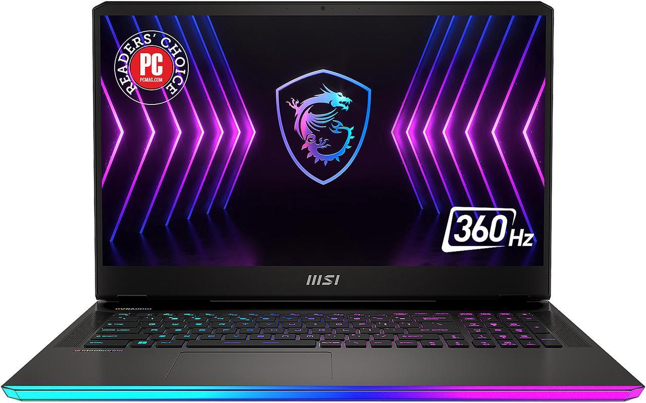 MSI GE Series - 17.3'' 360 Hz IPS - Intel Core i7-12800HX - GeForce RTX 3080 Ti Laptop GPU - 16 GB DDR5 - 1 TB PCIe SSD - Windows 11 Home 64-bit - Gaming Laptop (Raider GE77HX 12UHS-074 )