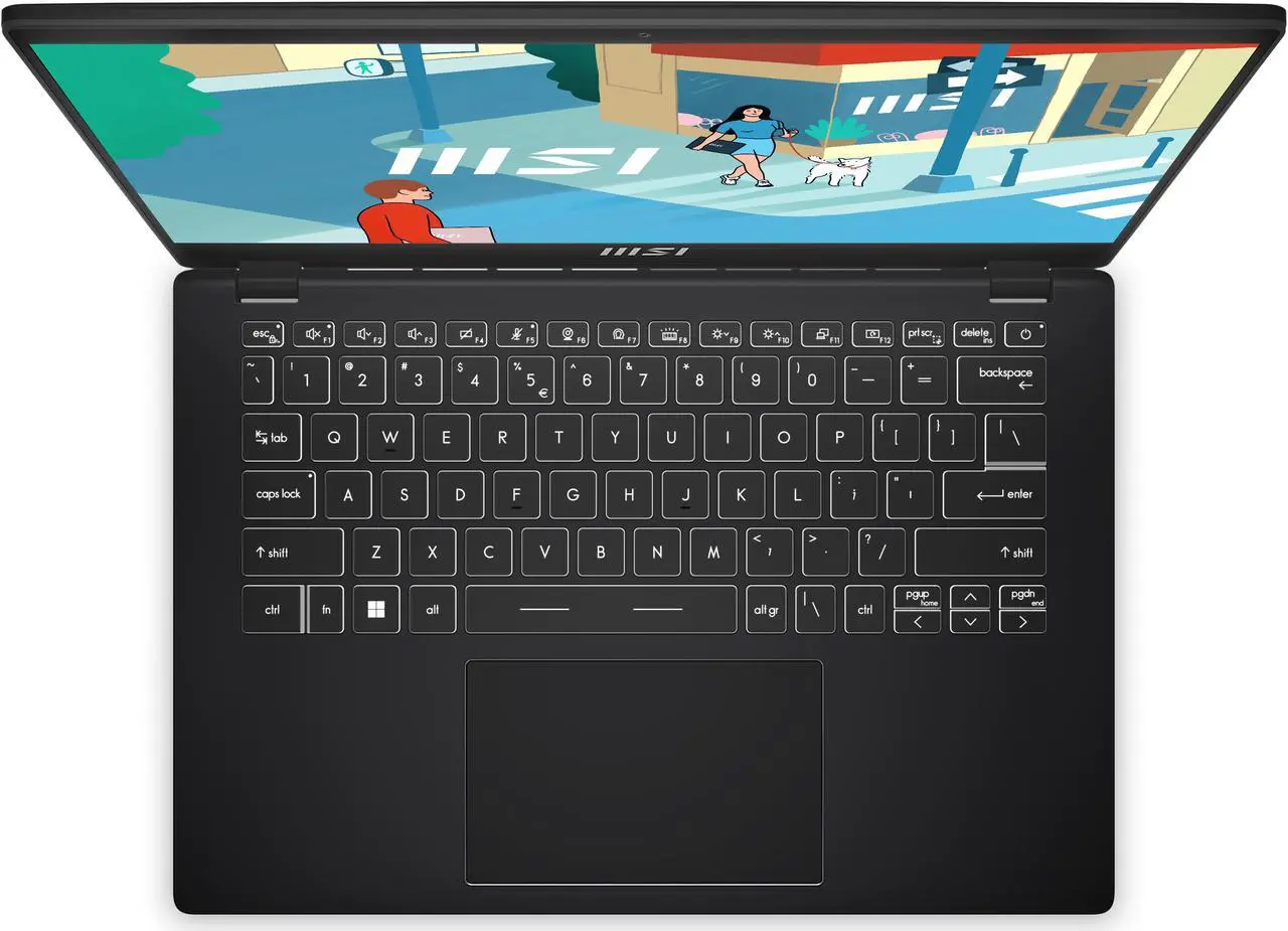 Alt view image 7 of 20 - MSI Modern 14 14" Ultra Thin and Light Professional Laptop Intel® Core™ i5-1155G7 Iris Xe 8GB 512GB NVMe SSD Win 11 Pro, C11M-065US