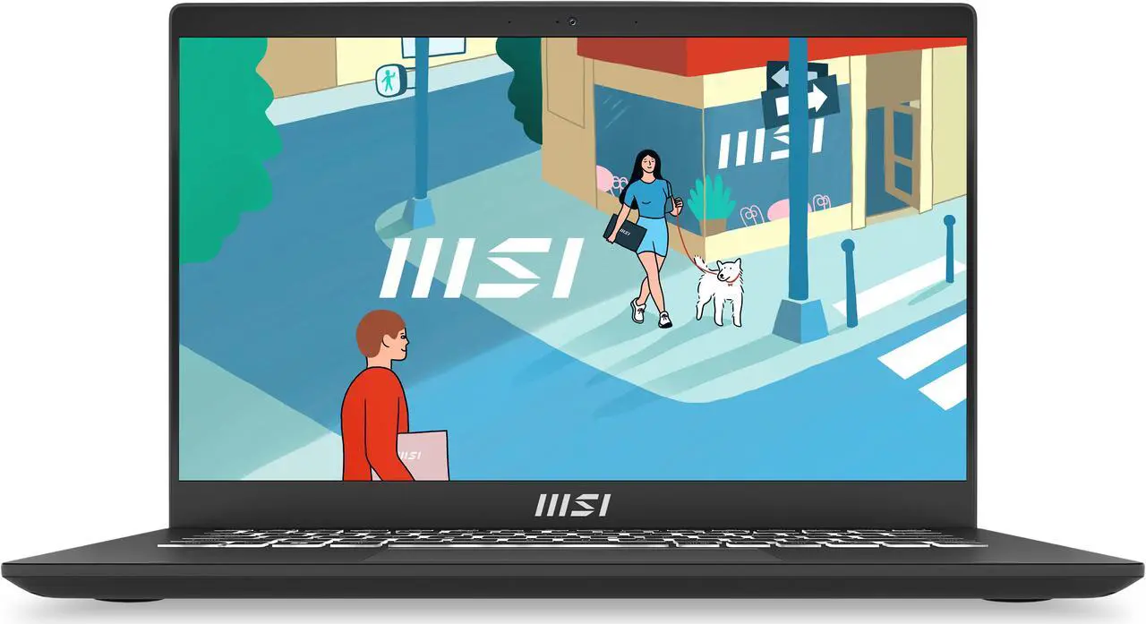 Alt view image 12 of 20 - MSI Modern 14 14" Ultra Thin and Light Professional Laptop Intel® Core™ i5-1155G7 Iris Xe 8GB 512GB NVMe SSD Win 11 Pro, C11M-065US