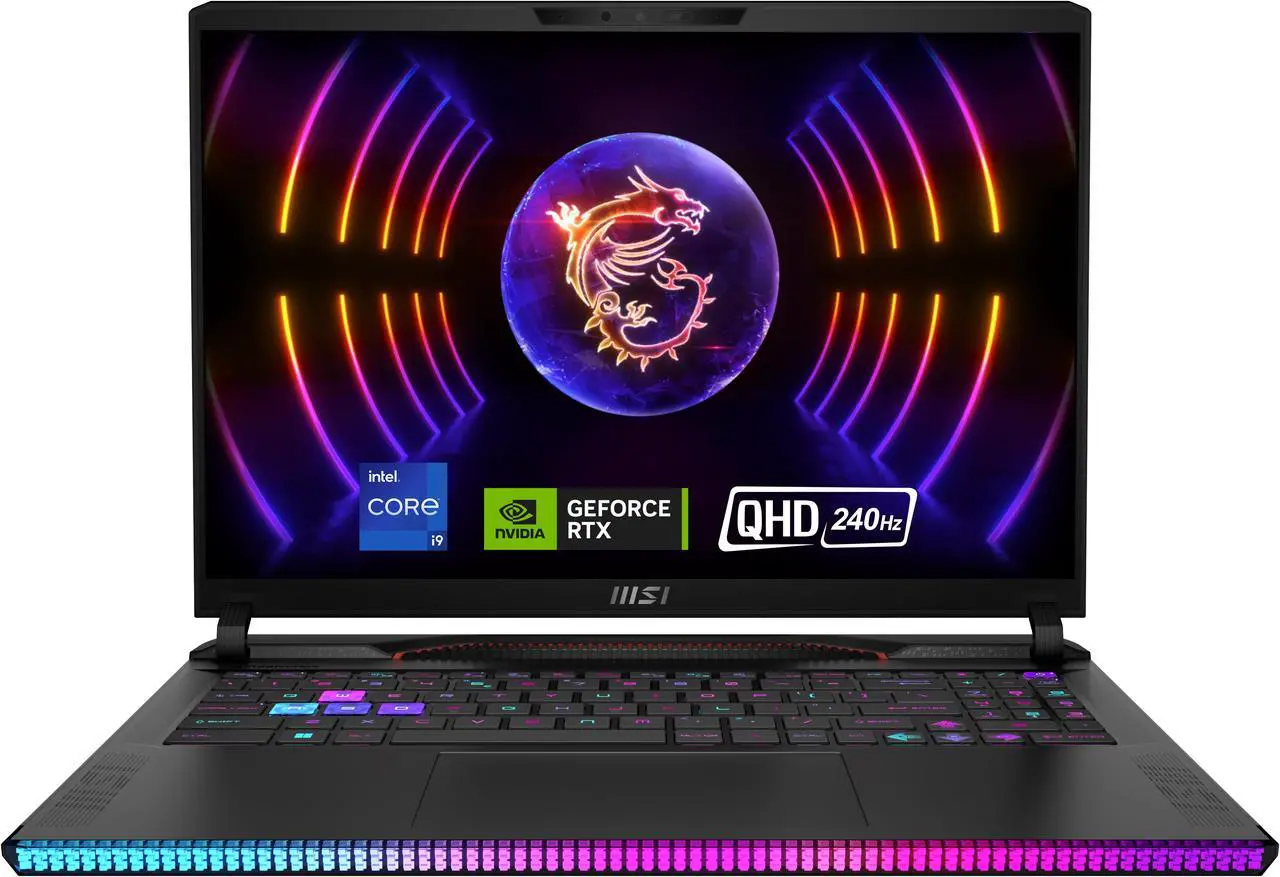 Main image of MSI GE Series - 16.0" GeForce RTX 4070 Laptop GPU - Intel Core i9-13980HX  - 32 GB DDR5 Memory - 2 TB PCIe SSD - Windows 11 Pro 64-bit - Gaming Laptop - 240 Hz (Raider GE68HX 13VG-082US )
