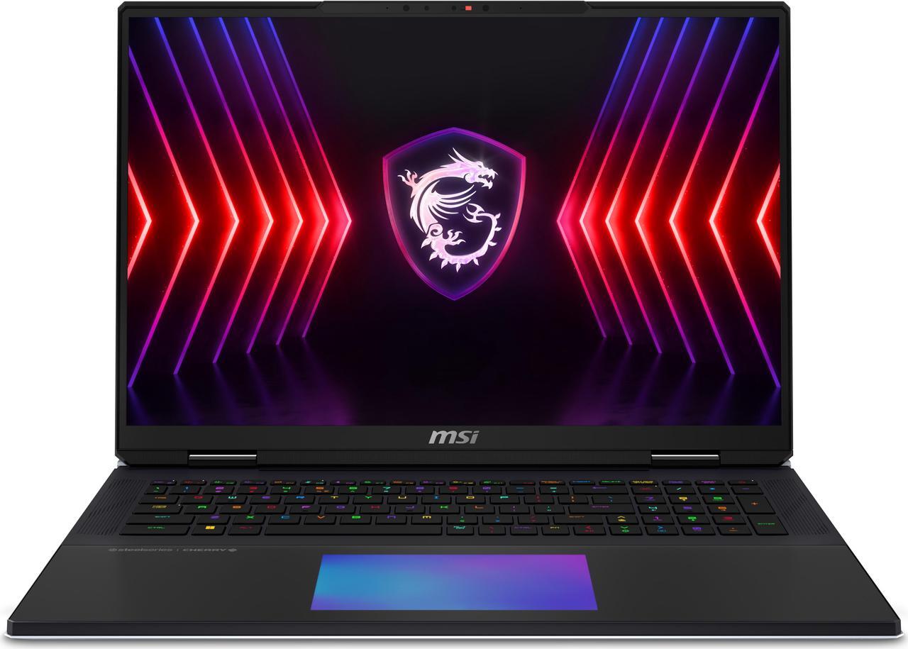 Alt view image 3 of 20 - MSI - Titan 18 HX A14VIG-036US  18.0" 120 Hz Mini LED - Intel Core i9 14th Gen 14900HX (2.20GHz) - GeForce RTX 4090 Laptop GPU - 128 GB DDR5 - 4 TB PCIe SSD - Windows 11 Pro 64-bit - Gaming Laptop (Titan 18 HX A14VIG-036US )