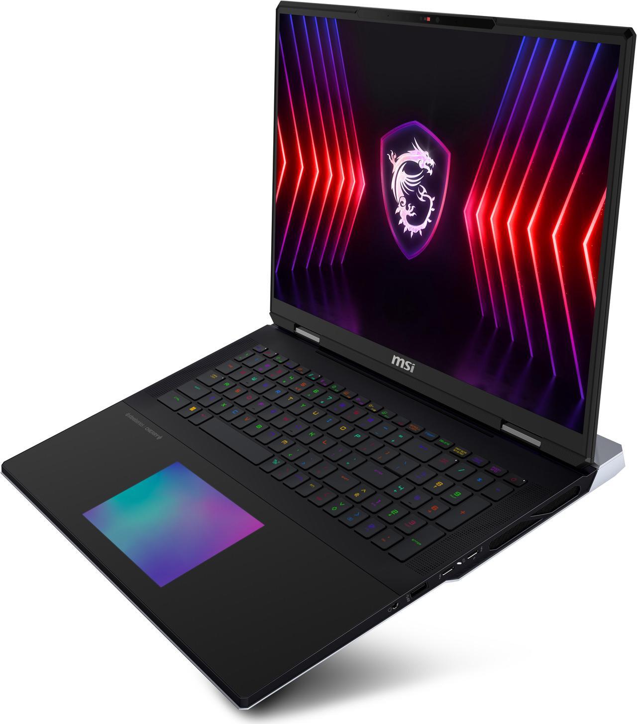 Alt view image 16 of 20 - MSI - Titan 18 HX A14VIG-036US  18.0" 120 Hz Mini LED - Intel Core i9 14th Gen 14900HX (2.20GHz) - GeForce RTX 4090 Laptop GPU - 128 GB DDR5 - 4 TB PCIe SSD - Windows 11 Pro 64-bit - Gaming Laptop (Titan 18 HX A14VIG-036US )