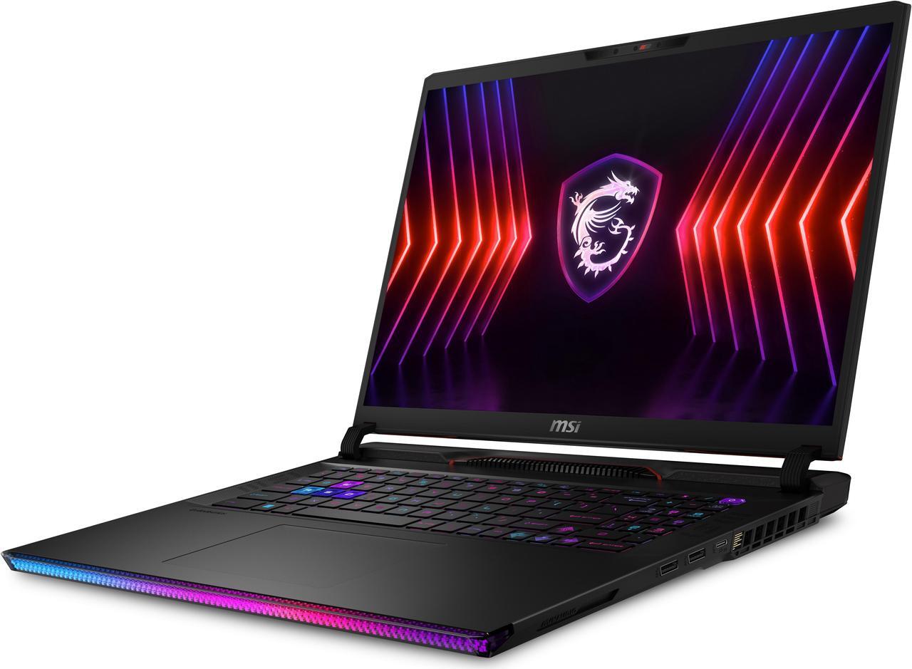Alt view image 3 of 20 - MSI GE Series - 17'' GeForce RTX 4090 Laptop GPU - Intel Core i9-14900HX  - 64GB Memory - 2 TB PCIe SSD - Windows 11 Home 64-bit - Gaming Laptop - 240 Hz IPS (Raider GE78HX 14VIG-600US )