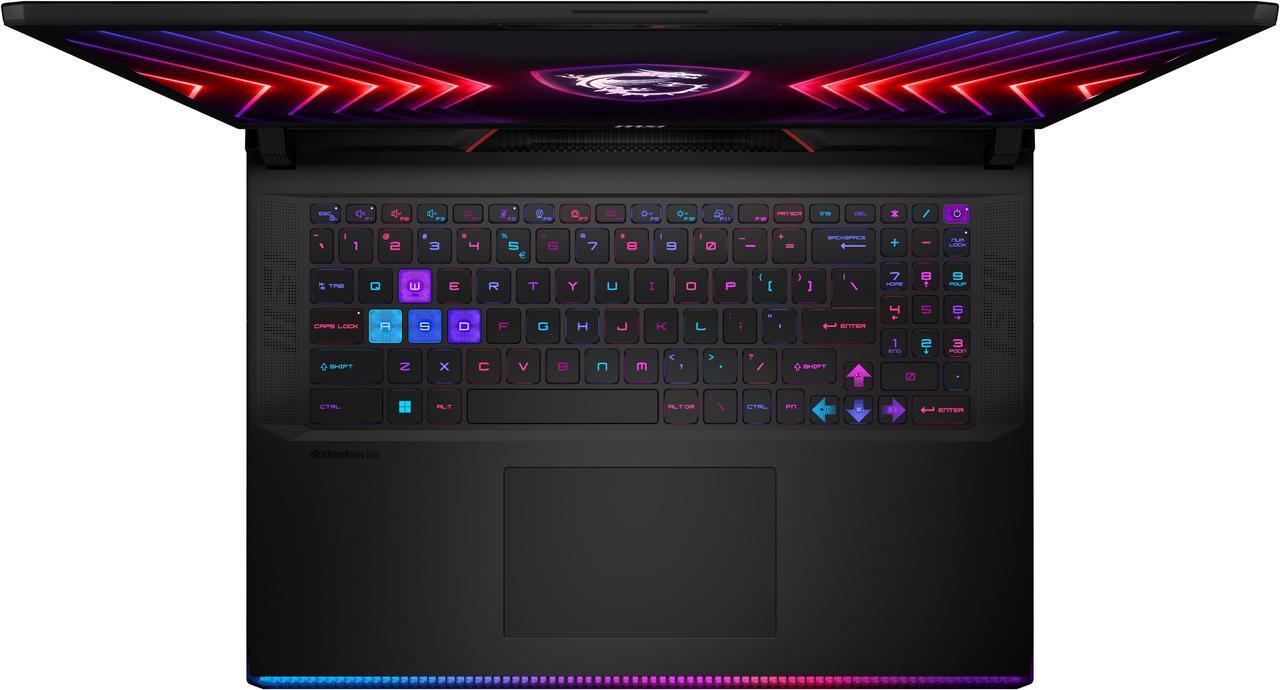Alt view image 12 of 20 - MSI GE Series - 17'' GeForce RTX 4090 Laptop GPU - Intel Core i9-14900HX  - 64GB Memory - 2 TB PCIe SSD - Windows 11 Home 64-bit - Gaming Laptop - 240 Hz IPS (Raider GE78HX 14VIG-600US )