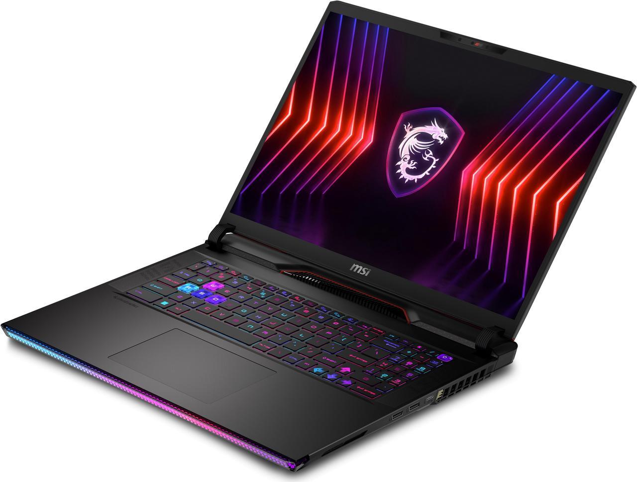 Alt view image 15 of 20 - MSI GE Series - 17'' GeForce RTX 4090 Laptop GPU - Intel Core i9-14900HX  - 64GB Memory - 2 TB PCIe SSD - Windows 11 Home 64-bit - Gaming Laptop - 240 Hz IPS (Raider GE78HX 14VIG-600US )