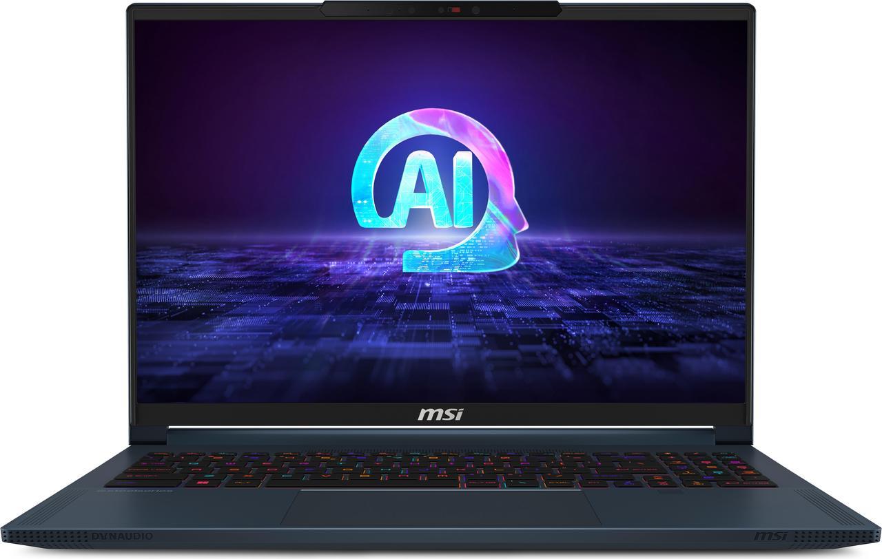 MSI Stealth 16 AI 16"  UHD+ 120Hz Mini LED Ultra Thin and Light Gaming Laptop Intel® Core™ Ultra9-185H RTX 4090 64GBDR5 2TB NVMe SSD Win 11PRO