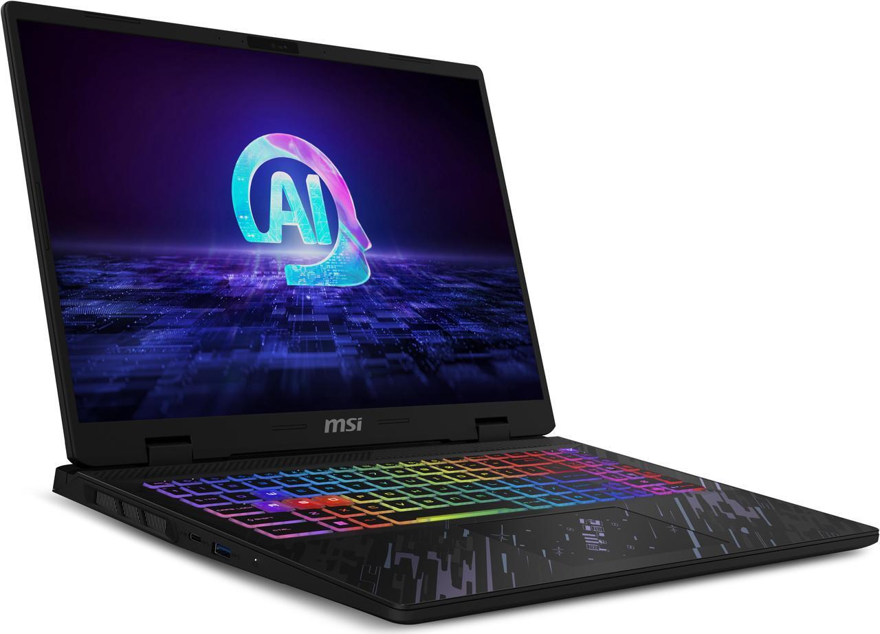 Alt view image 6 of 18 - MSI Pulse - 16" GeForce RTX 4070 Laptop GPU - Intel Core Ultra 9 185H  - 32GB Memory - 1 TB PCIe SSD - Windows 11 Home 64-bit - Gaming Laptop - 240 Hz (Pulse 16 AI C1VGKG-077 )
