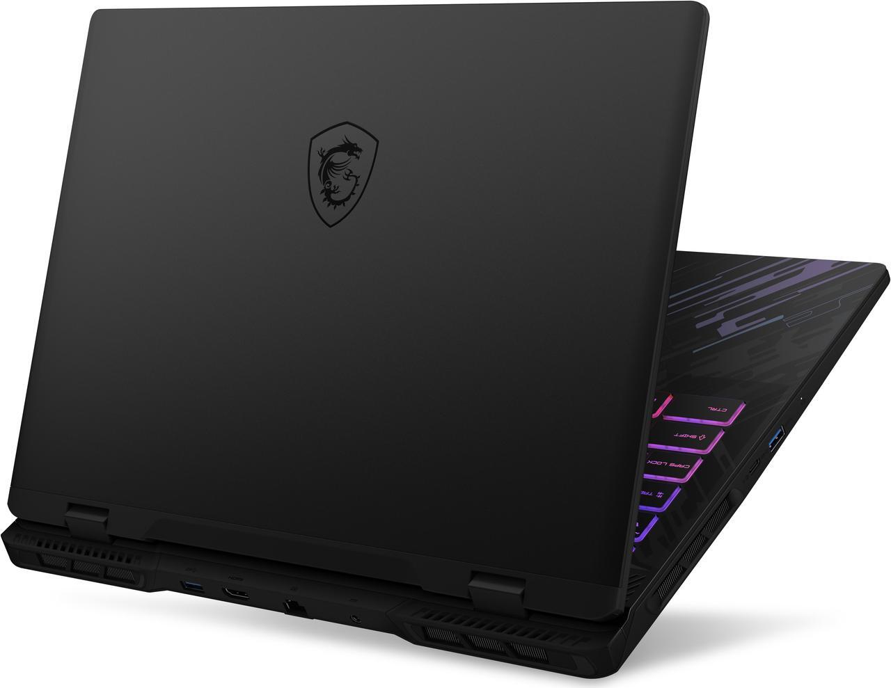 Alt view image 8 of 18 - MSI Pulse - 16" GeForce RTX 4070 Laptop GPU - Intel Core Ultra 9 185H  - 32GB Memory - 1 TB PCIe SSD - Windows 11 Home 64-bit - Gaming Laptop - 240 Hz (Pulse 16 AI C1VGKG-077 )