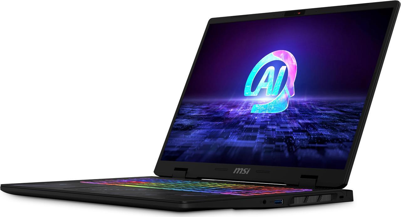 Alt view image 9 of 18 - MSI Pulse - 16" GeForce RTX 4070 Laptop GPU - Intel Core Ultra 9 185H  - 32GB Memory - 1 TB PCIe SSD - Windows 11 Home 64-bit - Gaming Laptop - 240 Hz (Pulse 16 AI C1VGKG-077 )