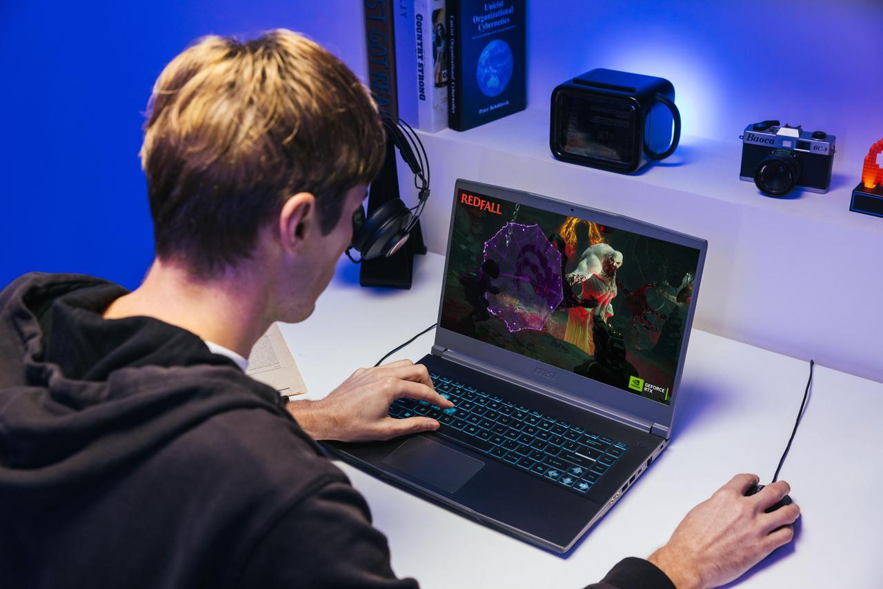 Alt view image 20 of 19 - MSI - 15.6" GeForce RTX 4060 Laptop GPU - AMD Ryzen 9 8945HS - 16GB Memory - 1 TB PCIe SSD - Windows 11 Home 64-bit - Gaming Laptop - 144 Hz IPS (Thin A15 B8VF-270US )
