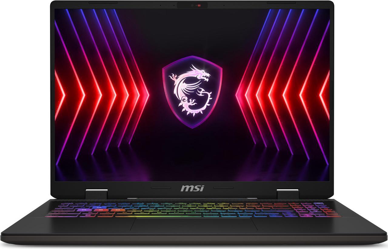Alt view image 2 of 20 - MSI - 16" GeForce RTX 4070 Laptop GPU - Intel Core i7-13700HX  - 16GB Memory - 1 TB PCIe SSD - Windows 11 Home 64-bit - Gaming Laptop - 144 Hz IPS (Sword 16 HX B13VGKG-665US )