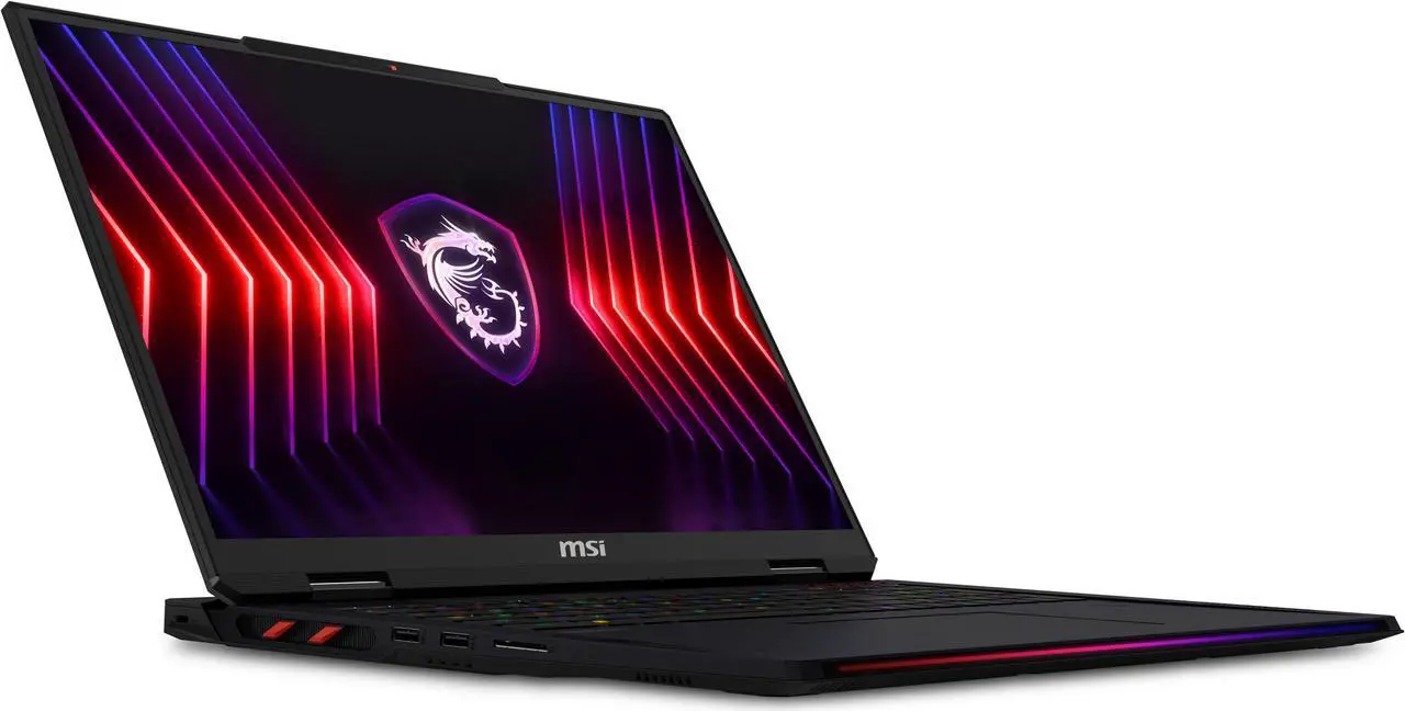 Alt view image 16 of 20 - MSI - 18.0" GeForce RTX 4090 Laptop GPU - AMD Ryzen 9 7945HX3D  - 32GB Memory - 1 TB PCIe SSD - Windows 11 Home 64-bit - Gaming Laptop - 240 Hz IPS (Raider A18 HX A7VIG-022US )