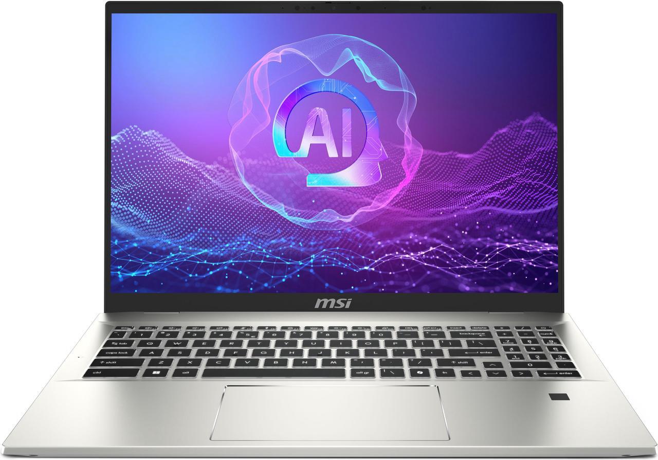 Main image of MSI Prestige A16 AI+ 16.0" Laptop Copilot+ PC Ryzen AI 9 365 AMD Radeon 880M 32GB RAM 1 TB PCIe SSD Windows 11 Home A3HMG-016US