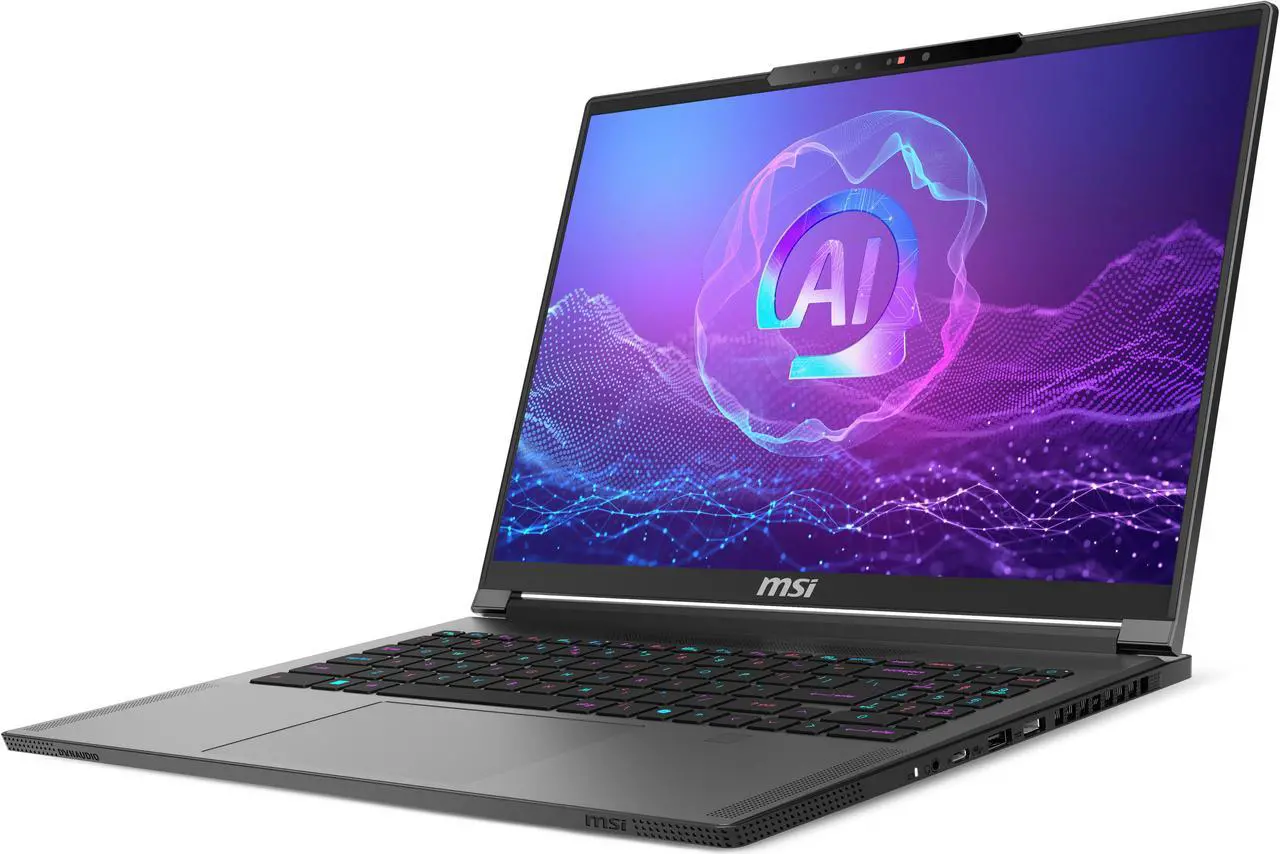 Alt view image 3 of 20 - MSI Laptop 16.0" AMD Ryzen AI 9 365 Copilot+ PC GeForce RTX 4060 Laptop GPU 32GB Memory 1 TB PCIe SSD Windows 11 Home 64-bit (Creator A16 AI+ A3HVFG-038US)