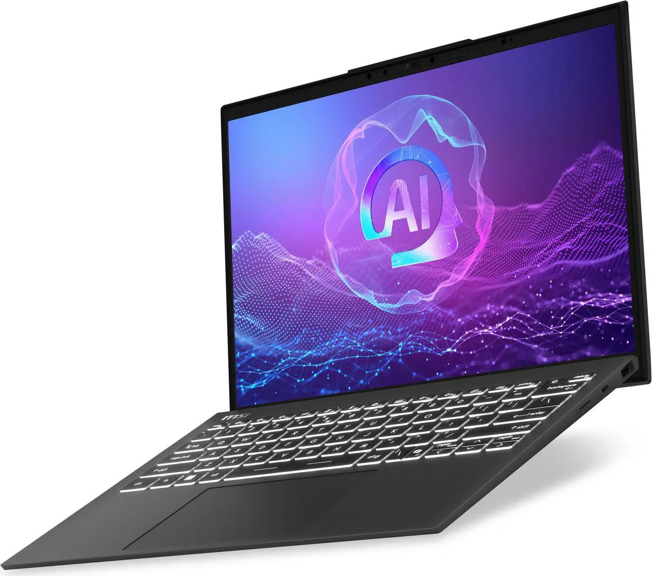 Alt view image 3 of 20 - MSI Prestige 13 AI+ Evo 13.3" Laptop Copilot+ PC Ultra 7 258V 32GB RAM 1 TB PCIe SSD Windows 11 Pro A2VMG-014US