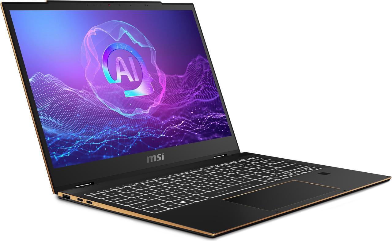 Alt view image 4 of 20 - MSI Summit 13 AI+ Evo 13.3" Touchscreen Laptop Copilot+ PC Ultra 7 258V 32GB RAM 1 TB PCIe SSD Windows 11 Pro A2VMTG-012US