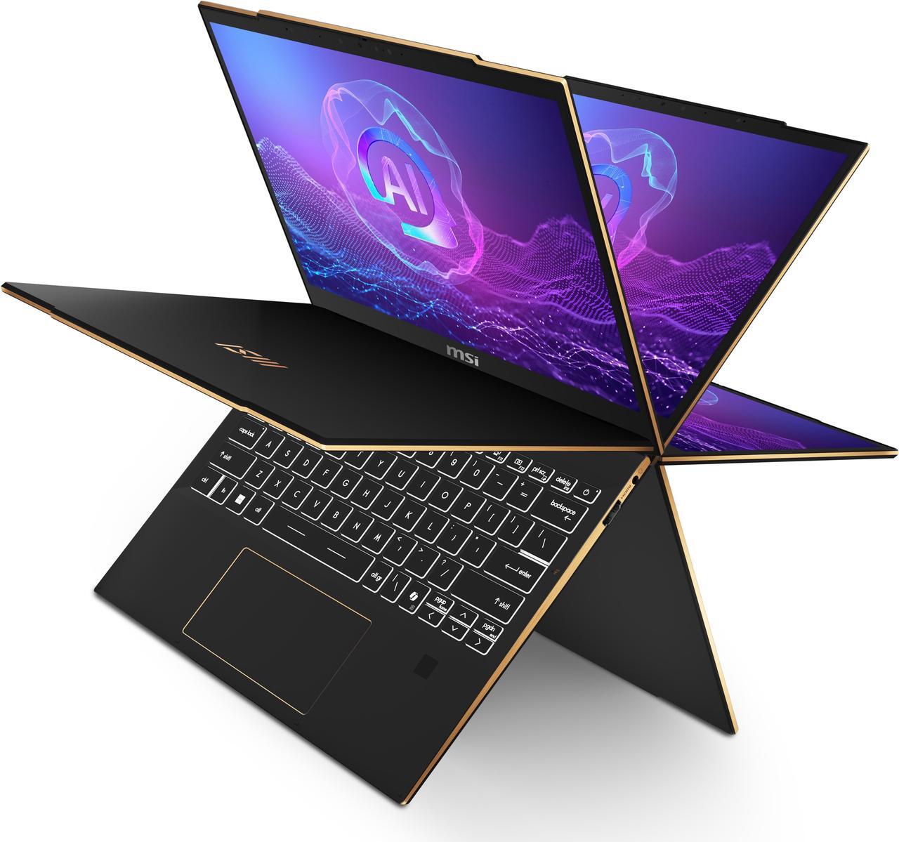 Alt view image 15 of 20 - MSI Summit 13 AI+ Evo 13.3" Touchscreen Laptop Copilot+ PC Ultra 7 258V 32GB RAM 1 TB PCIe SSD Windows 11 Pro A2VMTG-012US