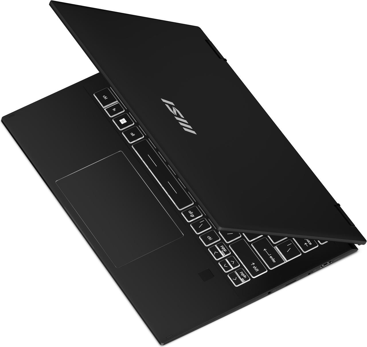 Alt view image 14 of 20 - MSI Summit E14 Flip EVO 14.0" QHD+ 60Hz Touch Ultra Thin 2-in-1 Professional Laptop Intel Core i7-1360P Iris Xe 32GB LPDDR5 1TB NVMe SSD Win 11 Home with MSI Pen