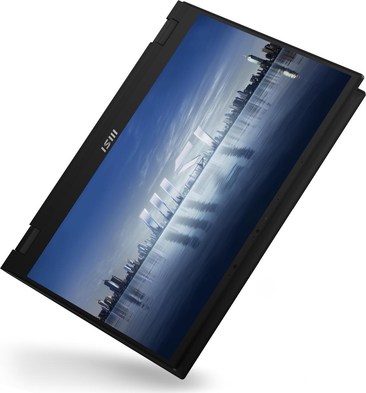 Alt view image 9 of 20 - MSI Summit E14 Flip EVO 14.0" QHD+ 60Hz Touch Ultra Thin 2-in-1 Professional Laptop Intel Core i7-1360P Iris Xe 32GB LPDDR5 1TB NVMe SSD Win 11 Home with MSI Pen