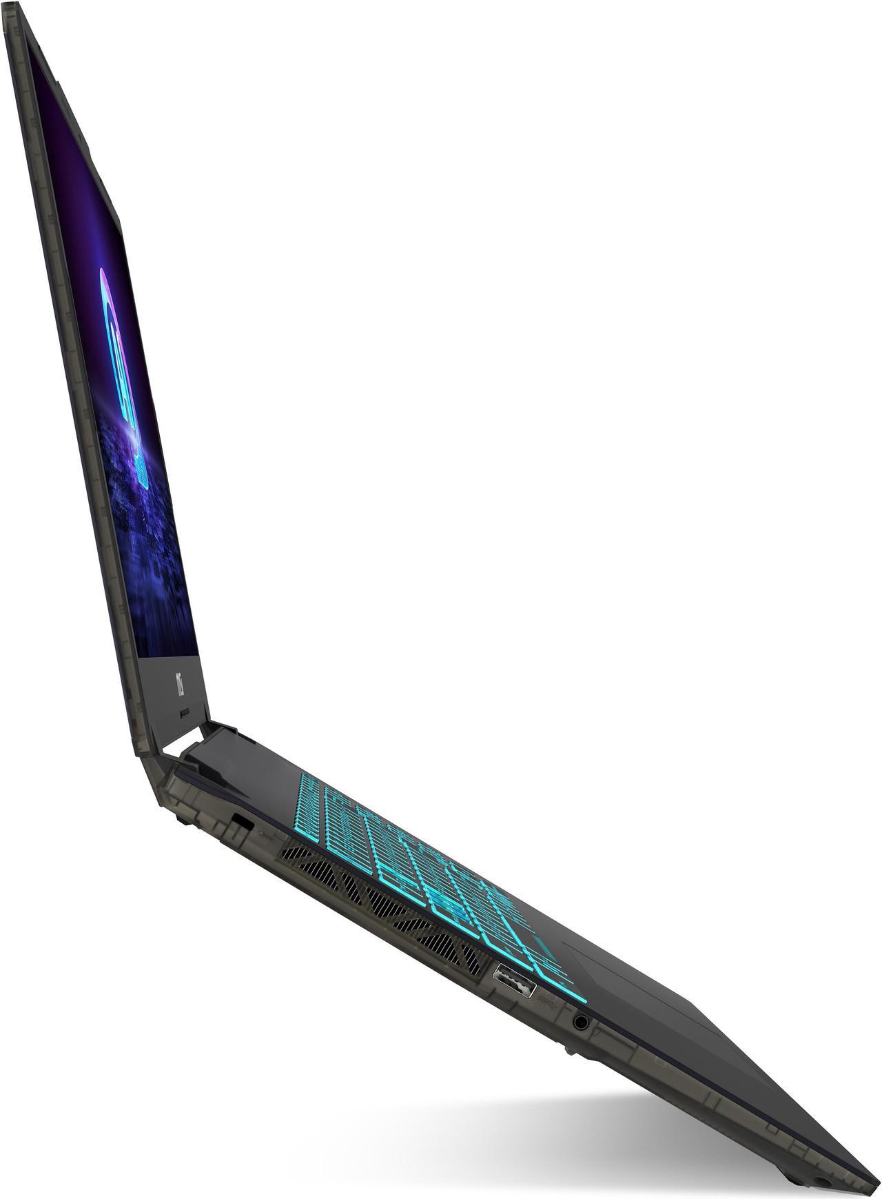 Alt view image 10 of 20 - MSI Cyborg Gaming Laptop - 15.6" IPS FHD - Intel Core Ultra 7 155H - GeForce RTX 4050  - 16 GB DDR5 - 1 TB SSD - Windows 11 Home (Cyborg 15 AI A1VEK-079US)