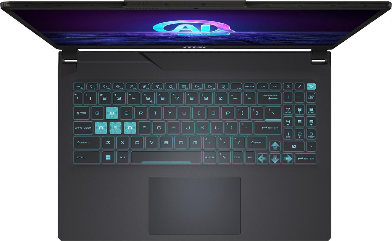 Alt view image 13 of 20 - MSI Cyborg Gaming Laptop - 15.6" IPS FHD - Intel Core Ultra 7 155H - GeForce RTX 4050  - 16 GB DDR5 - 1 TB SSD - Windows 11 Home (Cyborg 15 AI A1VEK-079US)