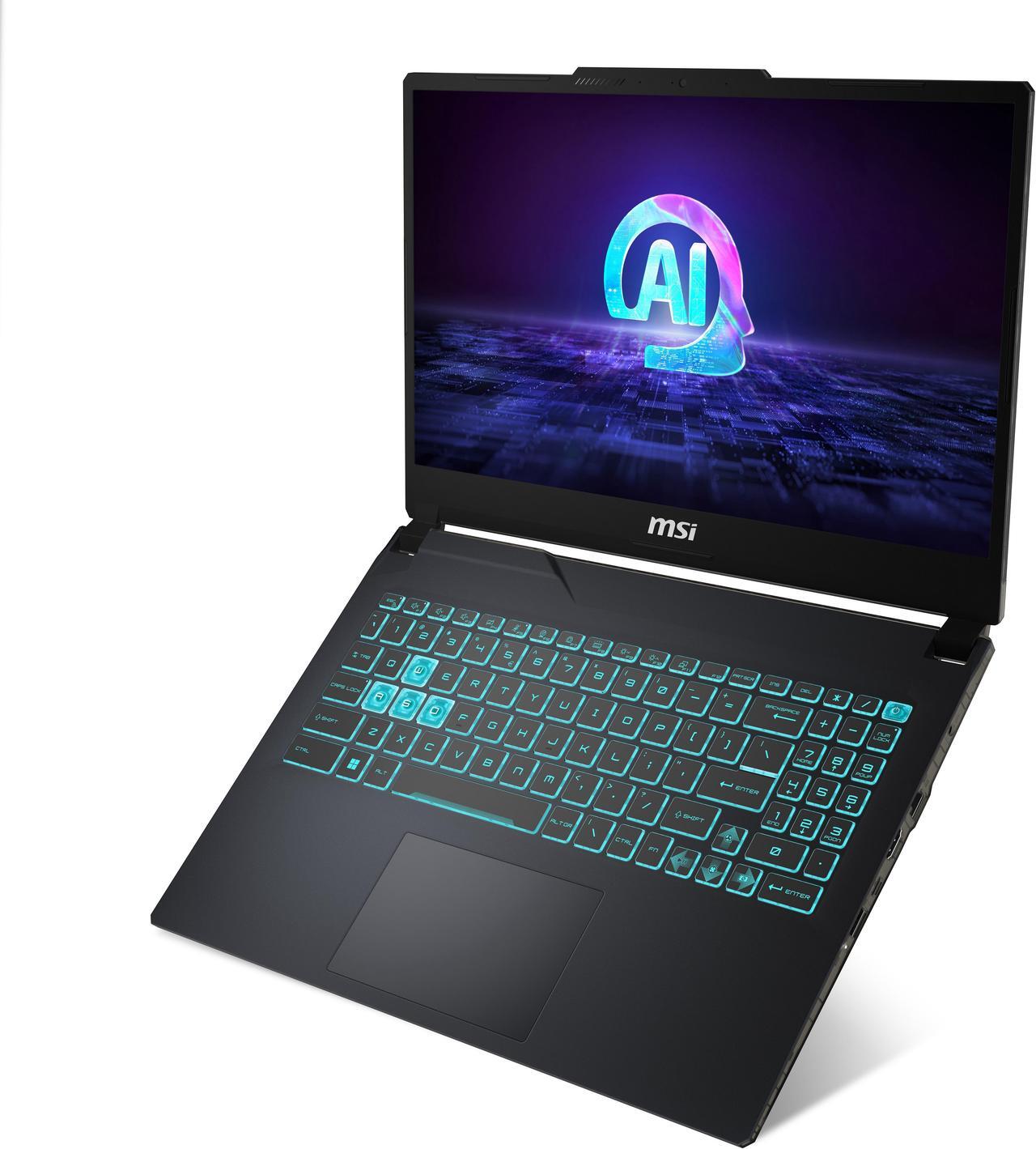 Alt view image 16 of 20 - MSI Cyborg Gaming Laptop - 15.6" IPS FHD - Intel Core Ultra 7 155H - GeForce RTX 4050  - 16 GB DDR5 - 1 TB SSD - Windows 11 Home (Cyborg 15 AI A1VEK-079US)