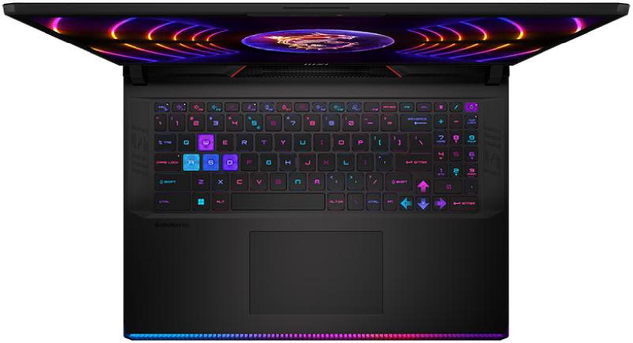 Alt view image 3 of 5 - MSI Raider GE78 HX Gaming Laptop Intel Core i9-13950HX NVIDIA GeForce RTX 4080 Laptop GPU 64 GB RAM 2 TB gen4 SSD Windows 11 Home 13VH-215US