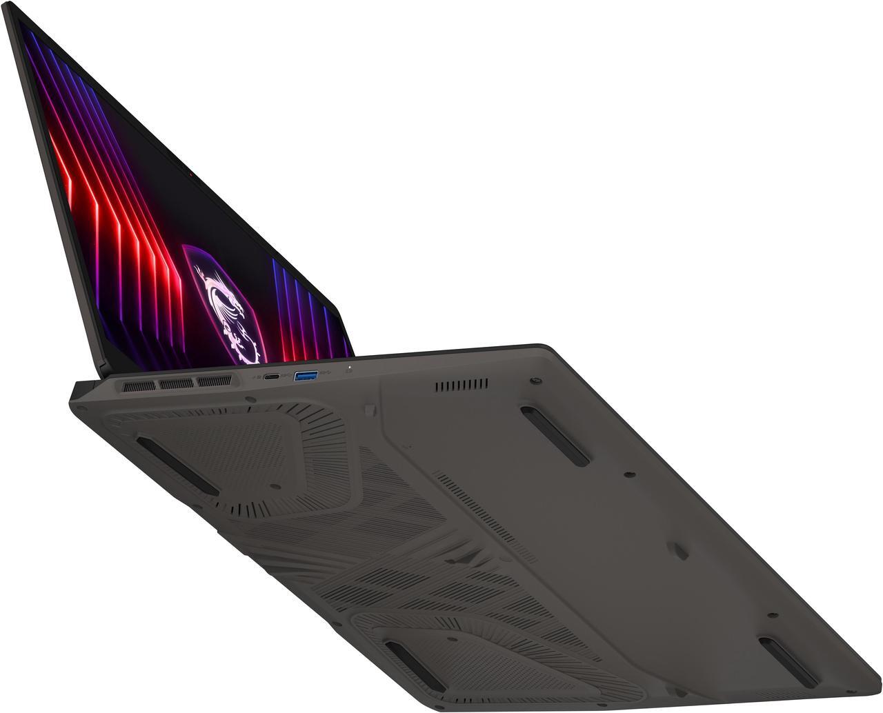 Alt view image 5 of 18 - MSI Sword 17.0" Gaming Laptop - Intel Core i9-14900HX - GeForce RTX 4070 - 32GB (16GB*2) DDR5 - 1TB NVMe Gen4x4 SSD - Windows 11 Home (Sword 17 HX B14VGKG-047US )