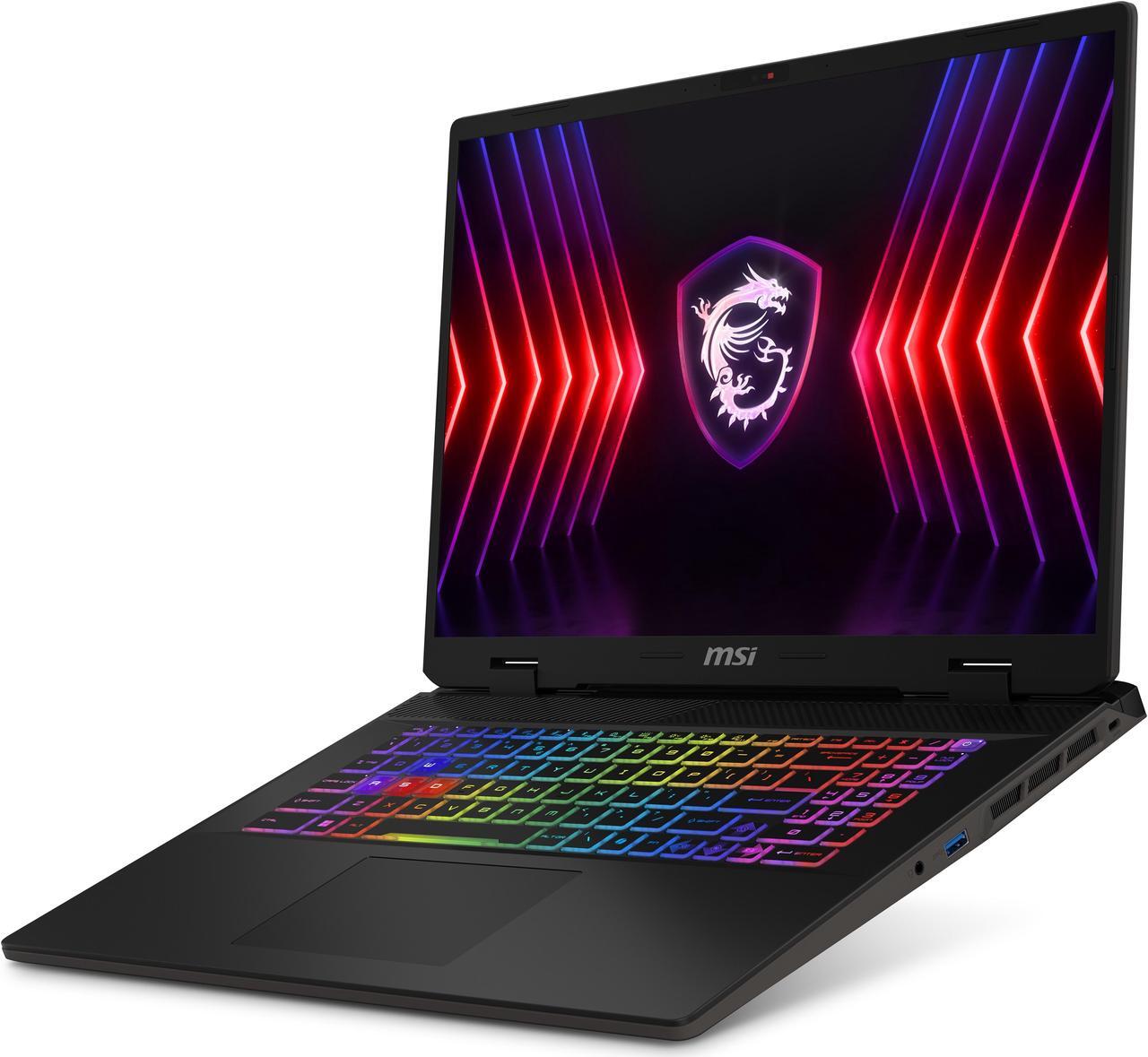 Alt view image 11 of 18 - MSI Sword 17.0" Gaming Laptop - Intel Core i9-14900HX - GeForce RTX 4070 - 32GB (16GB*2) DDR5 - 1TB NVMe Gen4x4 SSD - Windows 11 Home (Sword 17 HX B14VGKG-047US )