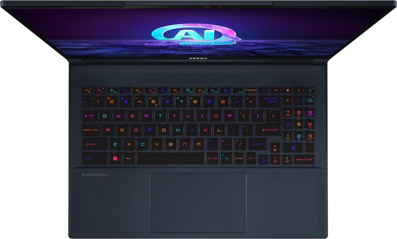 Alt view image 13 of 19 - MSI - 16" GeForce RTX 4080 Laptop GPU - Intel Core Ultra 9 185H  - 32GB (2 x 16GB) Memory - 1TB NVMe SSD Gen4x4 SSD - Windows 11 Home - Gaming Laptop - 240 Hz (Stealth 16 AI Studio A1VHG-252US )