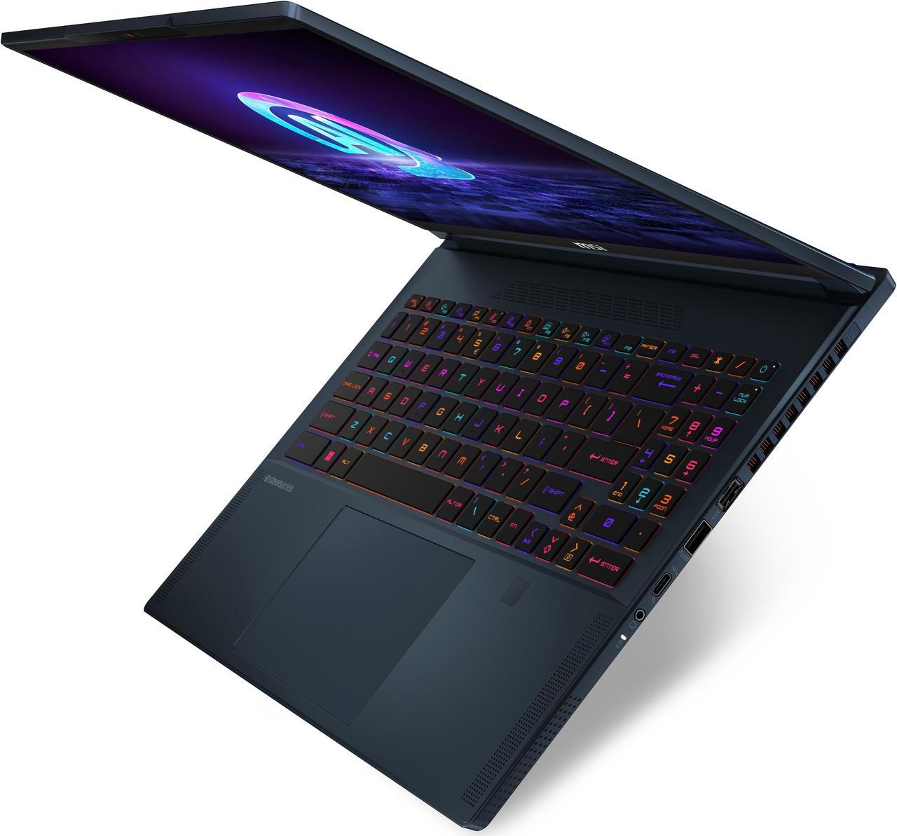 Alt view image 17 of 19 - MSI - 16" GeForce RTX 4080 Laptop GPU - Intel Core Ultra 9 185H  - 32GB (2 x 16GB) Memory - 1TB NVMe SSD Gen4x4 SSD - Windows 11 Home - Gaming Laptop - 240 Hz (Stealth 16 AI Studio A1VHG-252US )