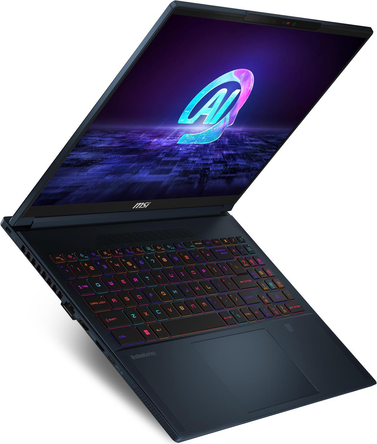 Alt view image 18 of 19 - MSI - 16" GeForce RTX 4080 Laptop GPU - Intel Core Ultra 9 185H  - 32GB (2 x 16GB) Memory - 1TB NVMe SSD Gen4x4 SSD - Windows 11 Home - Gaming Laptop - 240 Hz (Stealth 16 AI Studio A1VHG-252US )