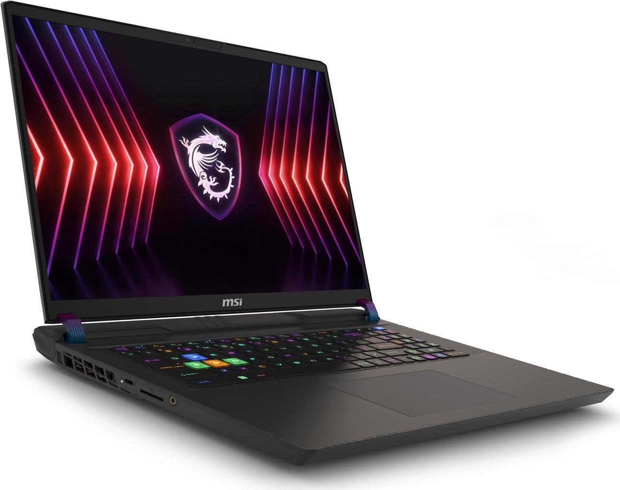 Alt view image 4 of 19 - MSI - 17" GeForce RTX 4080 Laptop GPU - Intel Core i9-14900HX  - 32GB Memory - 1 TB NVMe SSD - Windows 11 Home - Gaming Laptop - 240 Hz (Vector 17 HX A14VHG-1016US )