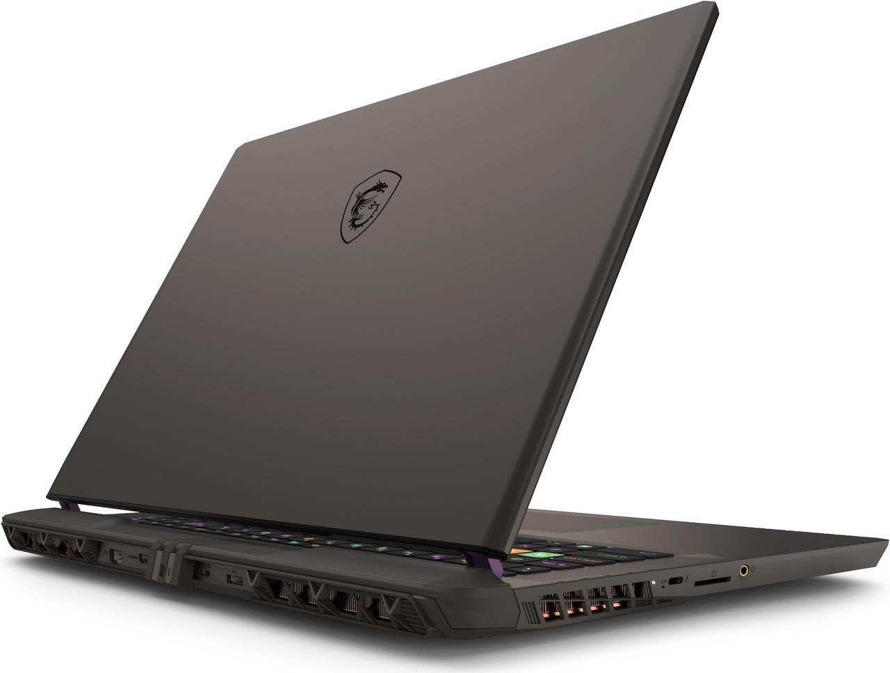 Alt view image 7 of 19 - MSI - 17" GeForce RTX 4080 Laptop GPU - Intel Core i9-14900HX  - 32GB Memory - 1 TB NVMe SSD - Windows 11 Home - Gaming Laptop - 240 Hz (Vector 17 HX A14VHG-1016US )