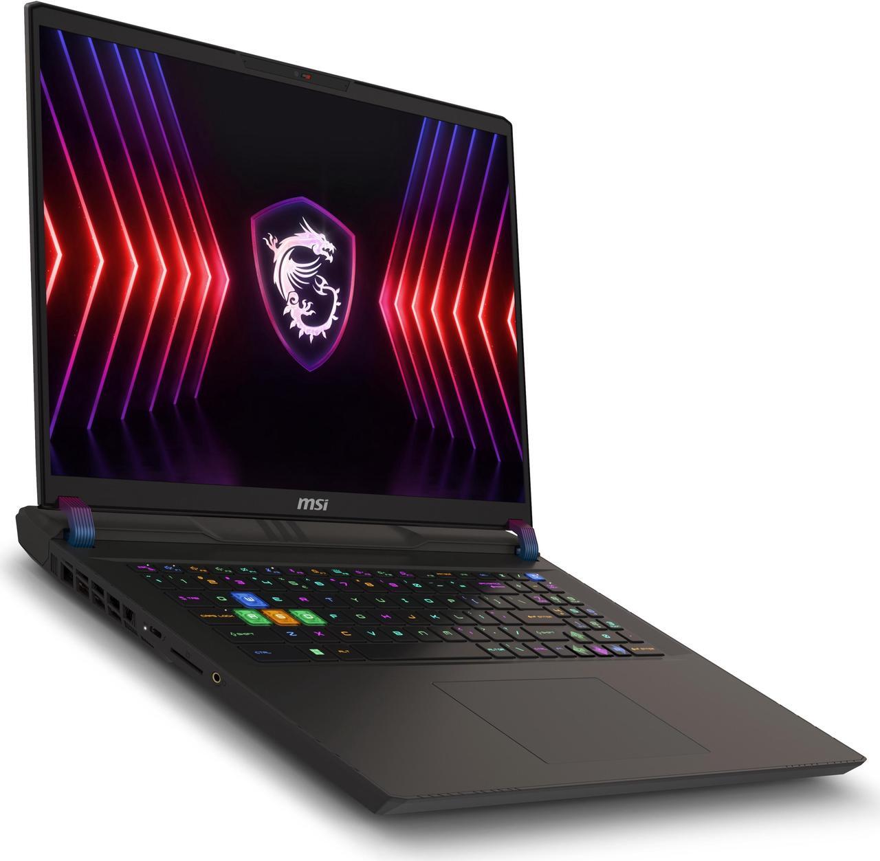 Alt view image 18 of 19 - MSI - 17" GeForce RTX 4080 Laptop GPU - Intel Core i9-14900HX  - 32GB Memory - 1 TB NVMe SSD - Windows 11 Home - Gaming Laptop - 240 Hz (Vector 17 HX A14VHG-1016US )