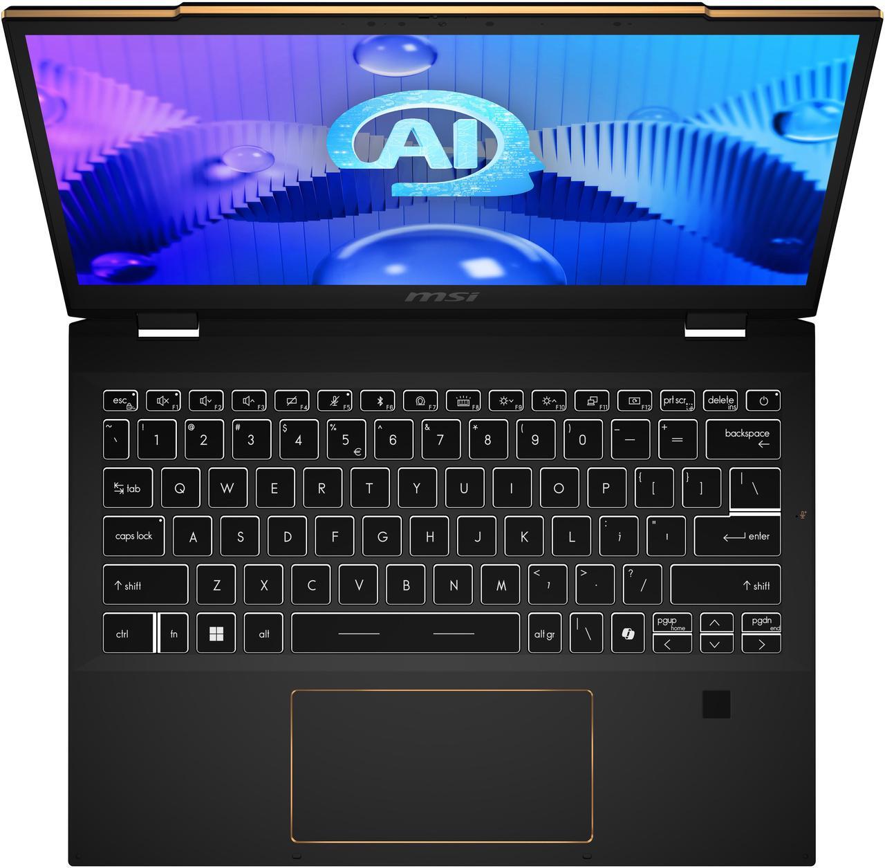 Alt view image 6 of 15 - MSI Summit E13 AI Evo 13.3" Touchscreen Laptop Ultra 7 155H 16GB RAM 1 TB NVMe SSD Windows 11 Home A1MTG