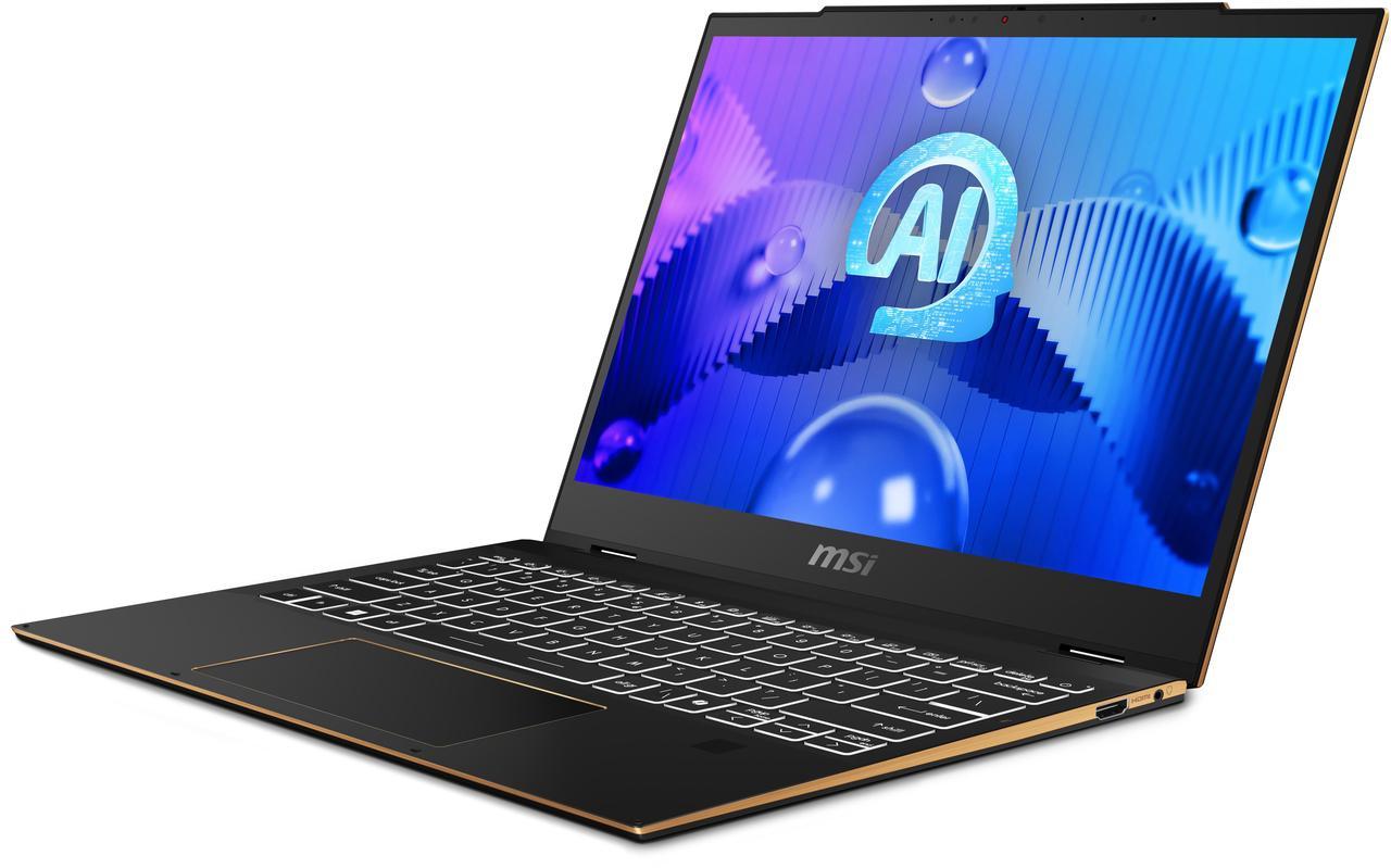 Alt view image 3 of 15 - MSI Summit E13 AI Evo 13.3" Touchscreen Laptop Ultra 7 155H 16GB RAM 1 TB NVMe SSD Windows 11 Home A1MTG