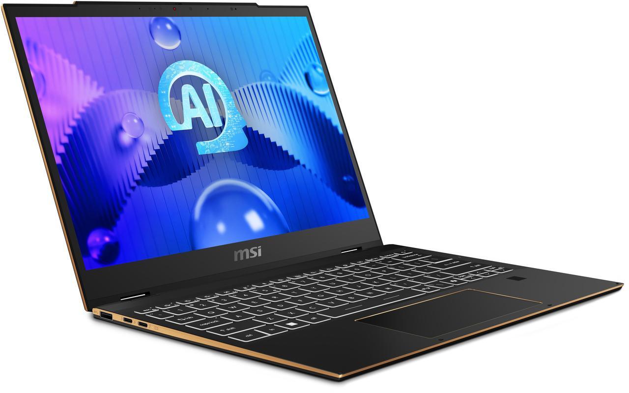 Alt view image 5 of 15 - MSI Summit E13 AI Evo 13.3" Touchscreen Laptop Ultra 7 155H 16GB RAM 1 TB NVMe SSD Windows 11 Home A1MTG