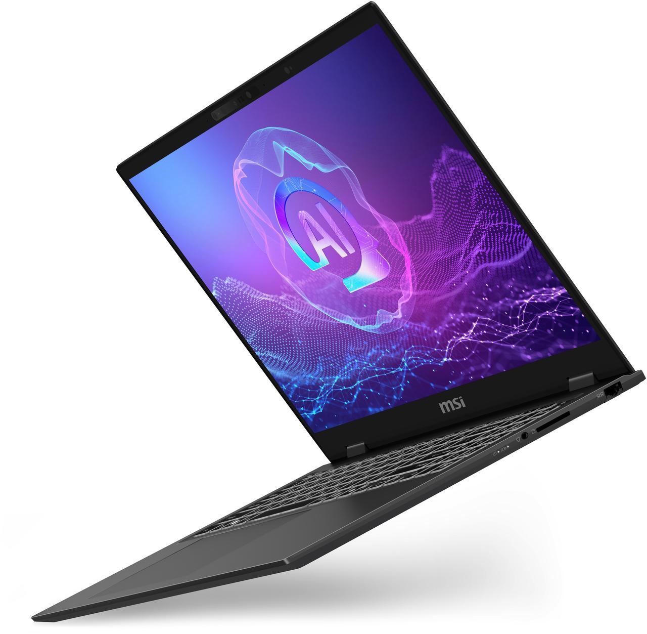 Alt view image 2 of 20 - MSI Prestige 16 AI EVO Ultra Thin Laptop Intel Core Ultra 9288V 32GB LPDDR5X RAM 1TB NVMe SSD 16" QHD+ Windows 11 (B2VMG-055US)