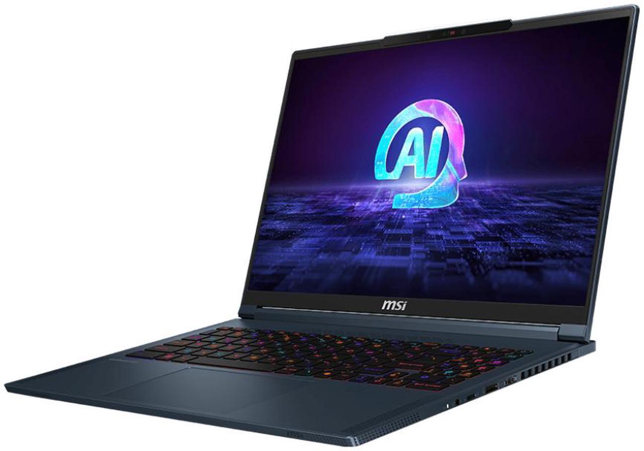Alt view image 2 of 5 - MSI Stealth 16 AI Studio Laptop Intel Core Ultra 9 185H GeForce RTX 4070 32GB RAM 1 TB SSD 16.0" Windows 11 Home A1VGG-091US