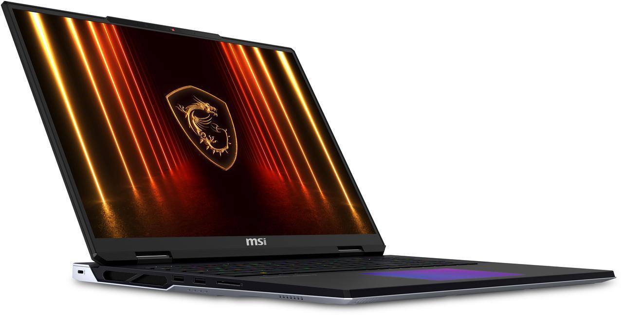 Alt view image 16 of 18 - MSI - 18" GeForce RTX 5090 Laptop GPU - Intel Core Ultra 9 285HX  - 96GB DDR5 6400MHz Memory - 6 TB SSD - Windows 11 Pro - Gaming Laptop - 120 Hz Mini LED (Titan 18 HX AI A2XWJG-016US )