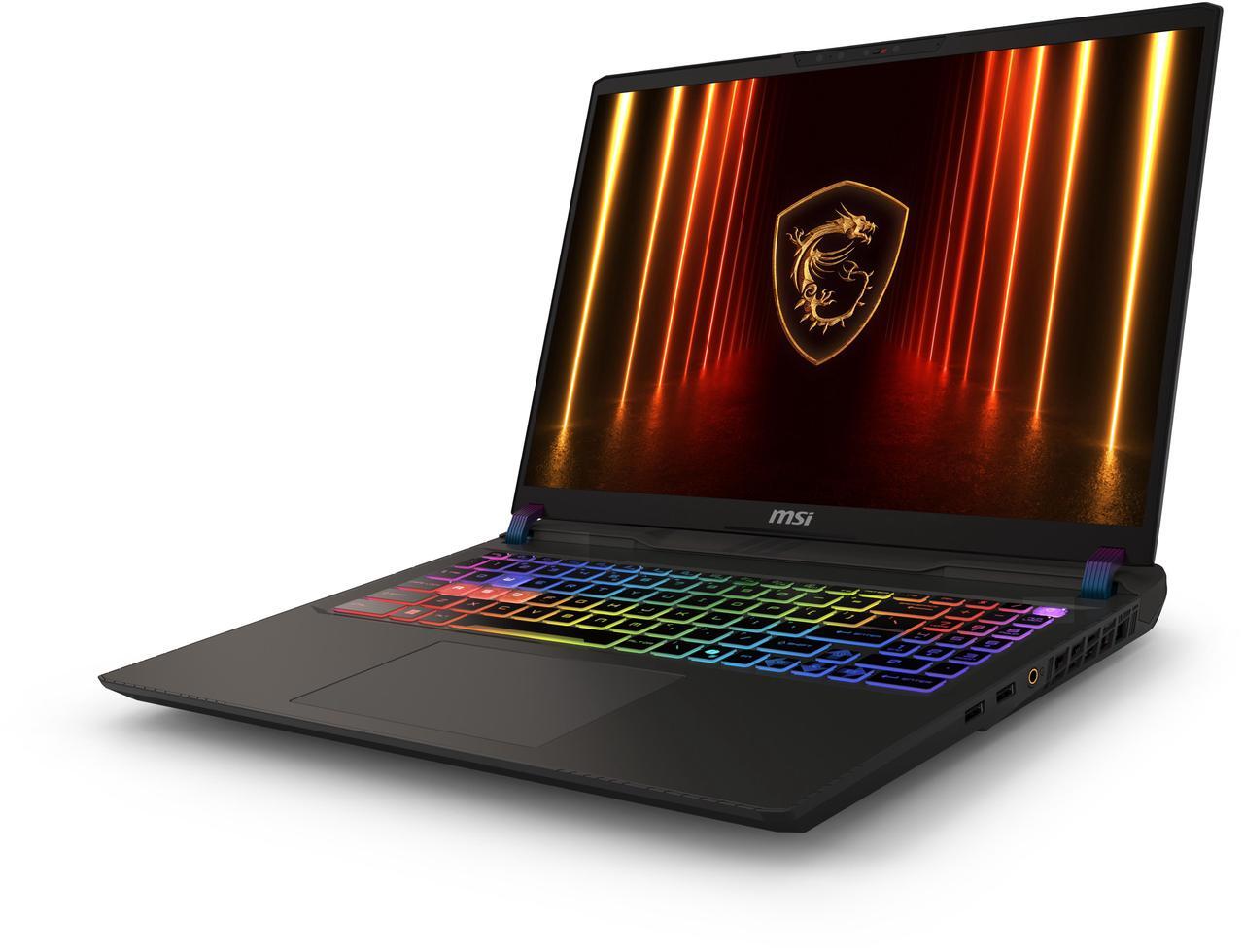 Alt view image 2 of 19 - MSI - 16" GeForce RTX 5070 Ti Laptop GPU - Intel Core Ultra 9 275HX  - 32GB Memory - 2 TB SSD - Windows 11 Pro - Gaming Laptop - 240 Hz (Vector 16 HX AI A2XWHG-060US )