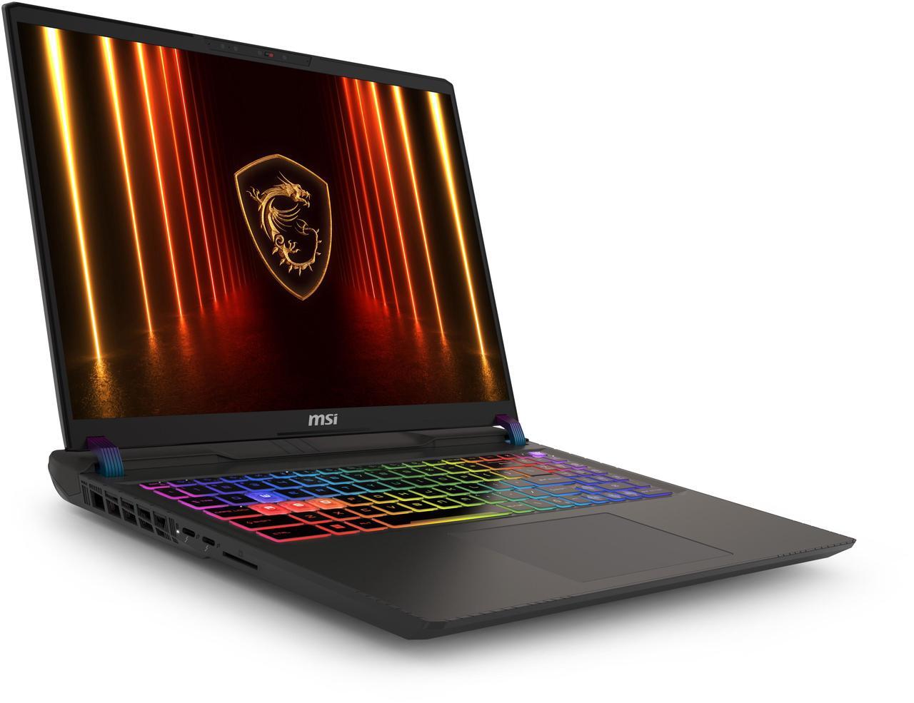 Alt view image 3 of 19 - MSI - 16" GeForce RTX 5070 Ti Laptop GPU - Intel Core Ultra 9 275HX  - 32GB Memory - 2 TB SSD - Windows 11 Pro - Gaming Laptop - 240 Hz (Vector 16 HX AI A2XWHG-060US )