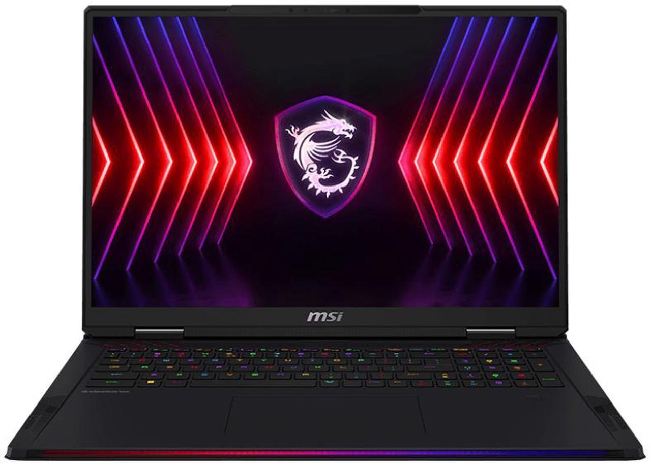 Main image of MSI Raider 18 HX Gaming Laptops Intel Core i9-14900HX NVIDIA GeForce RTX 4090 32GB Memory 1TB NVMe SSD Windows 11 Home A14VIG-459US