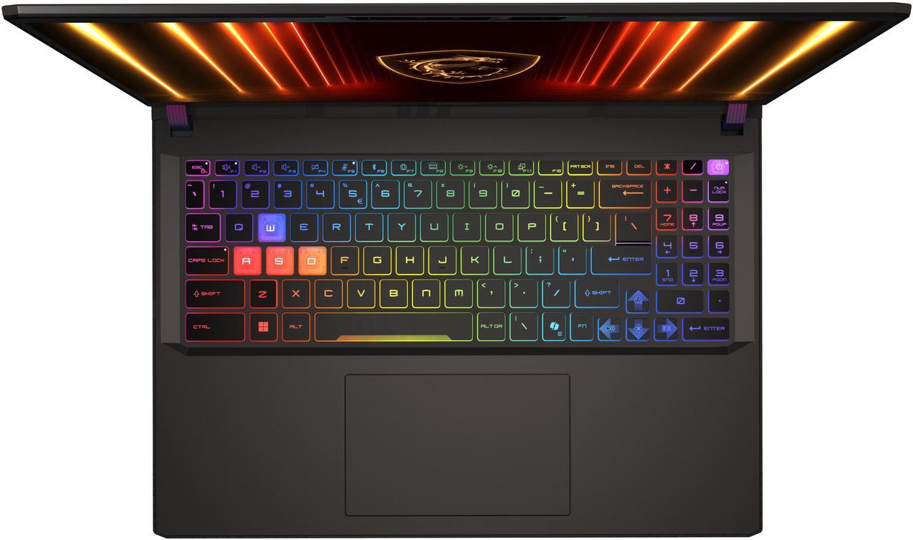 Alt view image 12 of 20 - MSI Vector 16 HX AI 16" QHD+ 240Hz Gaming Laptop Intel Core Ultra9-275HX RTX 5080 32GB 1TB NVMe SSD Win11