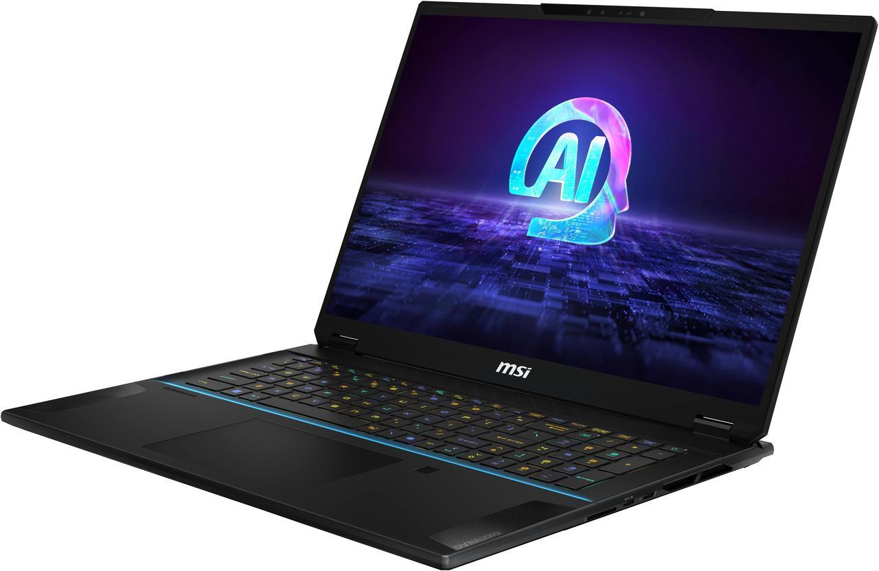 Alt view image 3 of 17 - MSI Stealth - 18" GeForce RTX 4080 Laptop GPU - Intel Core Ultra 9 185H  - 32GB Memory - 1 TB NVMe SSD - Windows 11 Home - Gaming Laptop - 120 Hz Mini LED (Stealth 18 AI Studio A1VHG )