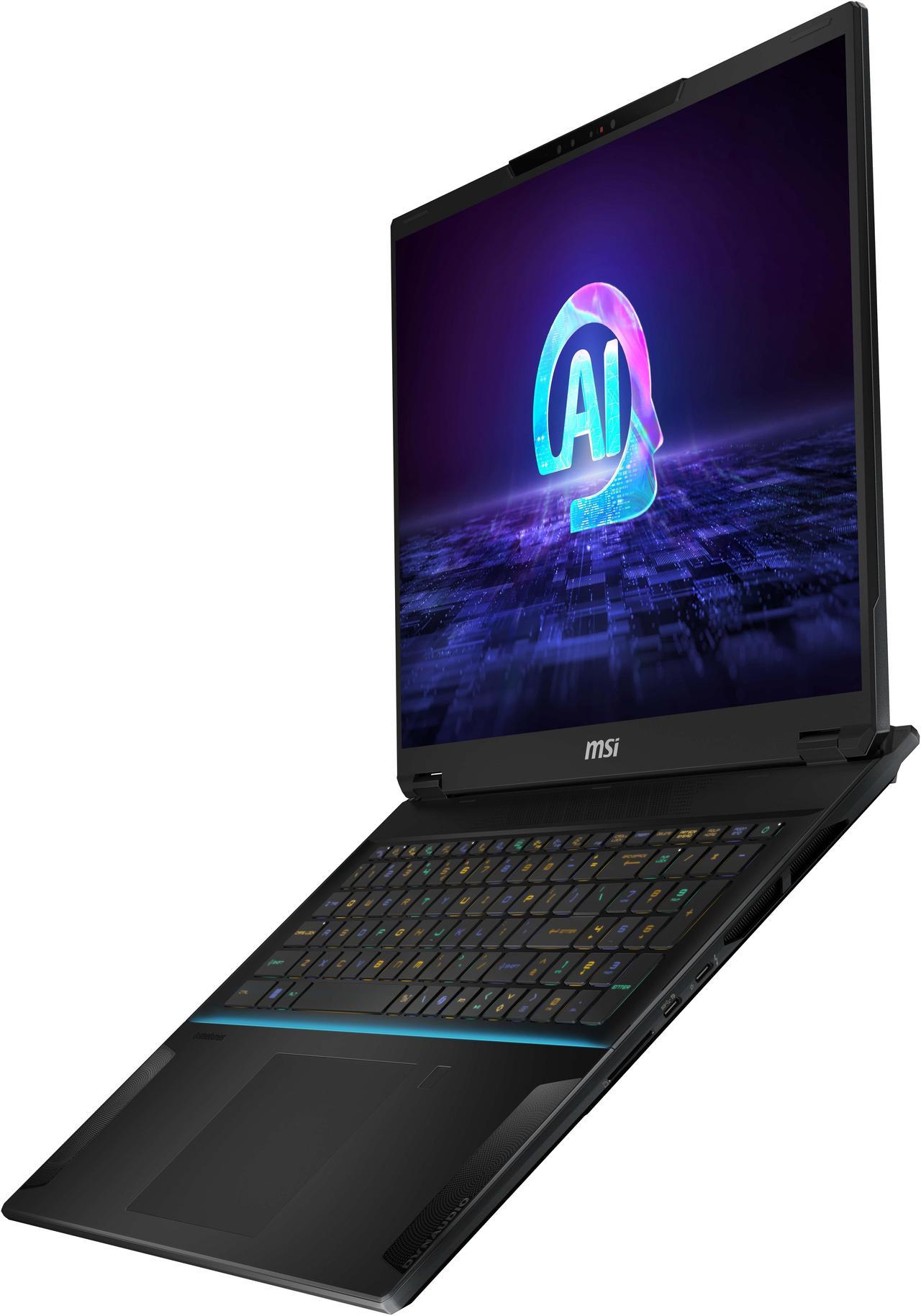 Alt view image 8 of 17 - MSI Stealth - 18" GeForce RTX 4080 Laptop GPU - Intel Core Ultra 9 185H  - 32GB Memory - 1 TB NVMe SSD - Windows 11 Home - Gaming Laptop - 120 Hz Mini LED (Stealth 18 AI Studio A1VHG )